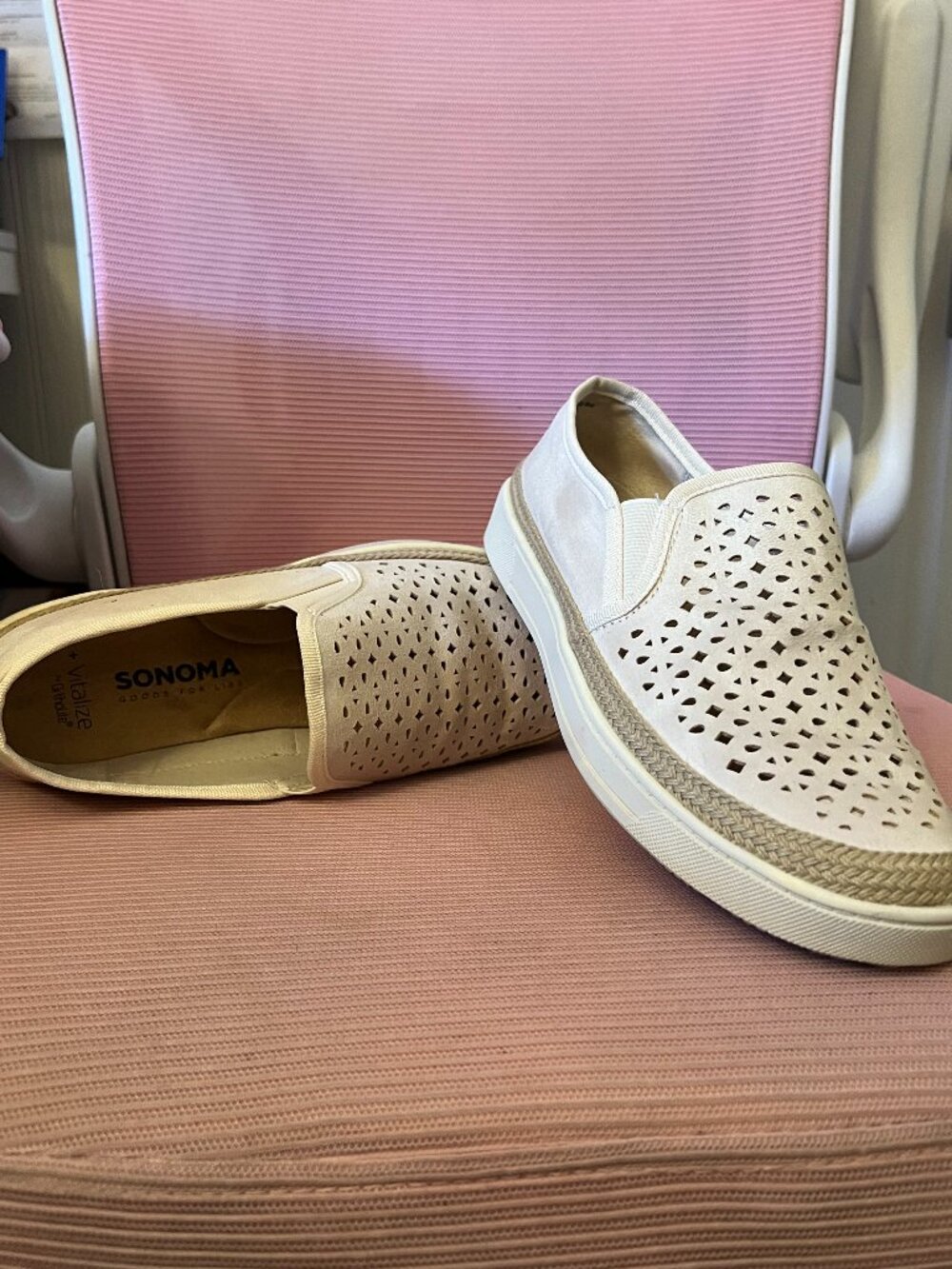 Vionic Perforated Slip‑On Espadrilles (Women’s)